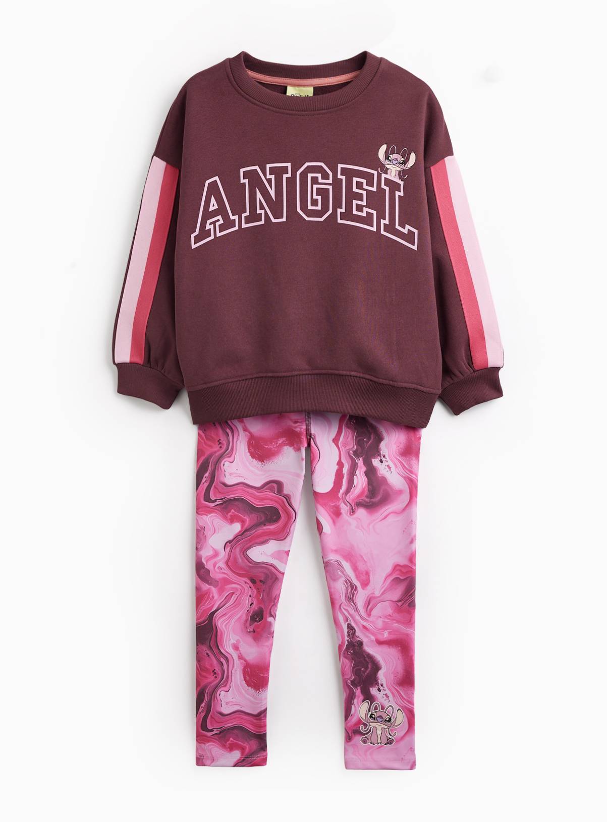 Dark Red Stitch Graphic Active Set 11 years - Image 1